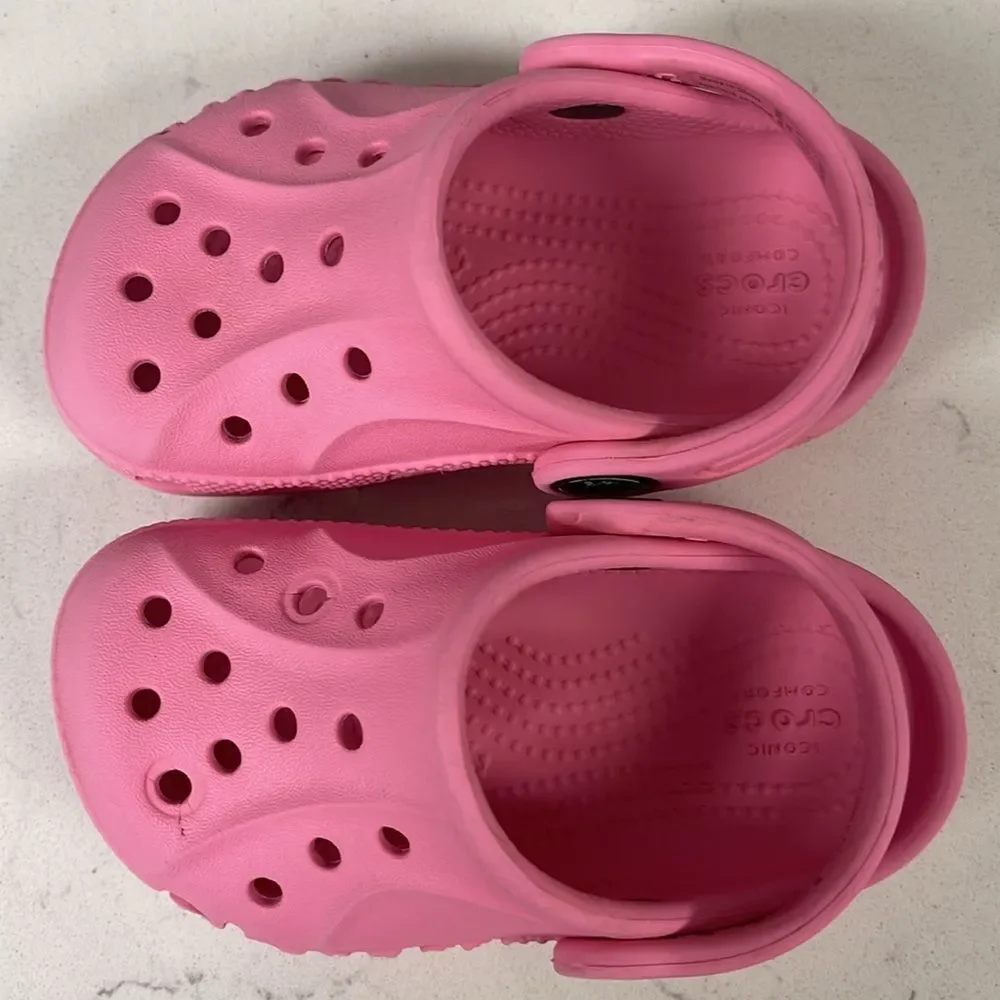 Crocs Toddler Baya Clog Size 5 Pink